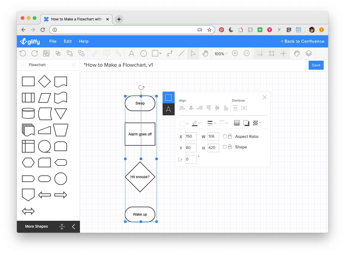 How To Create A Flowchart Gliffy