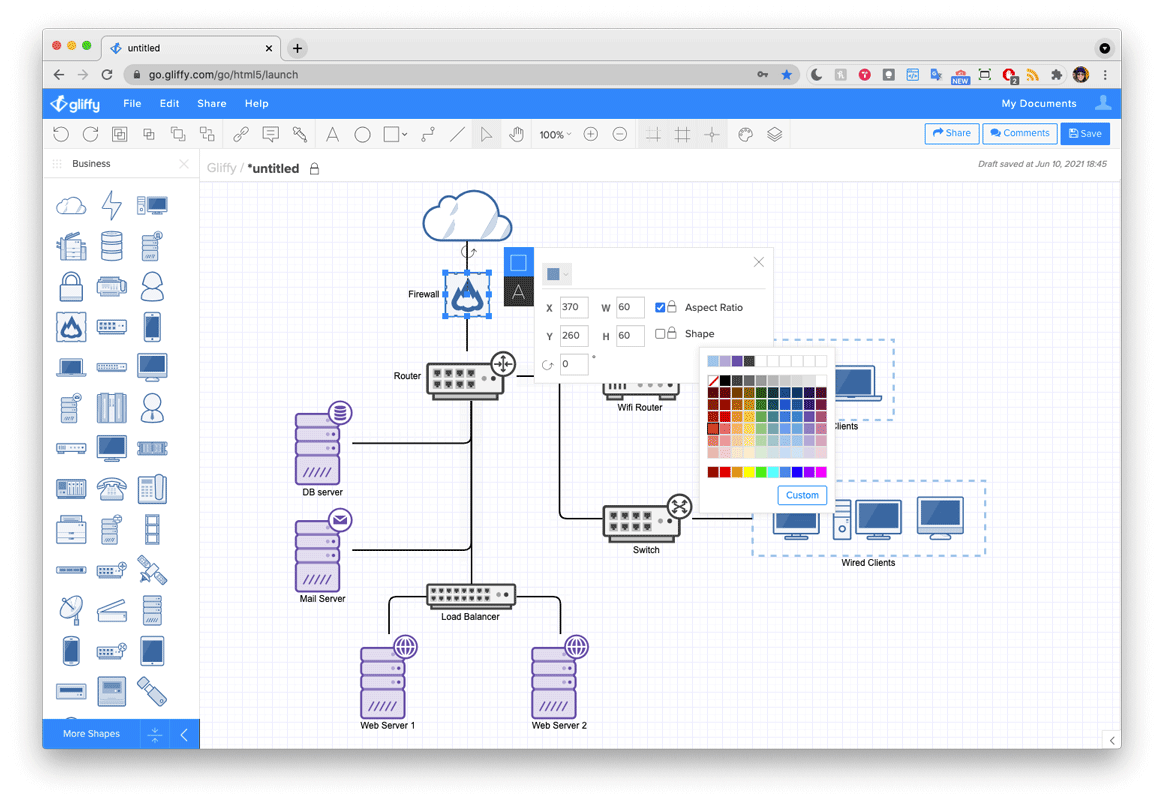 How to Create a Network Diagram with Gliffy Gliffy by Perforce